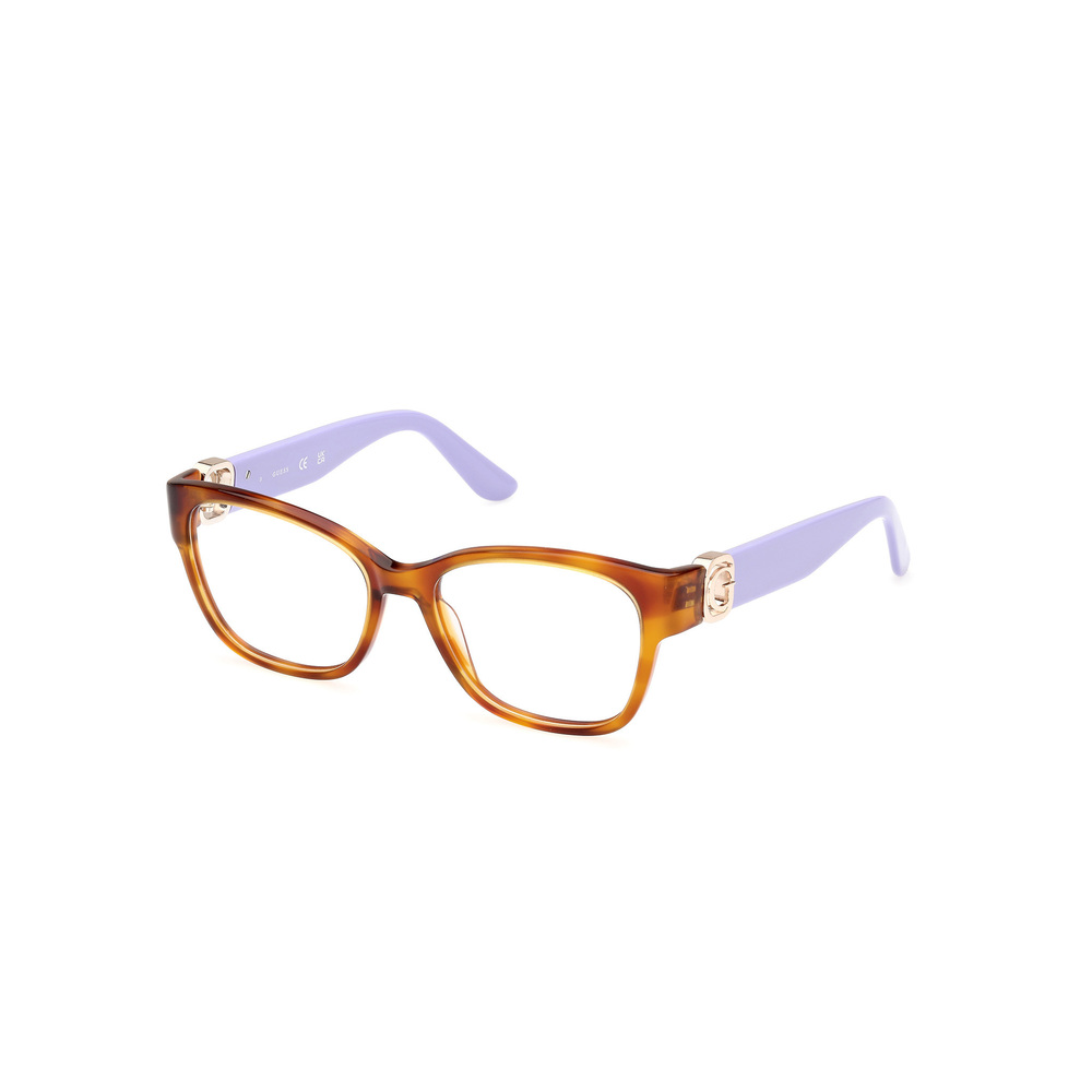 NWT Guess GU50120 Brown Purple 54mm Eyeglasses